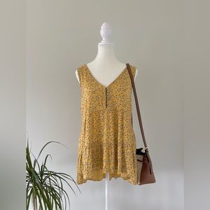 Sleeveless Floral Dress